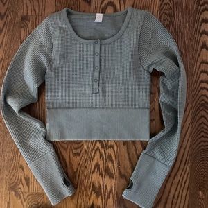 Offline By Aerie slim fit cropped top